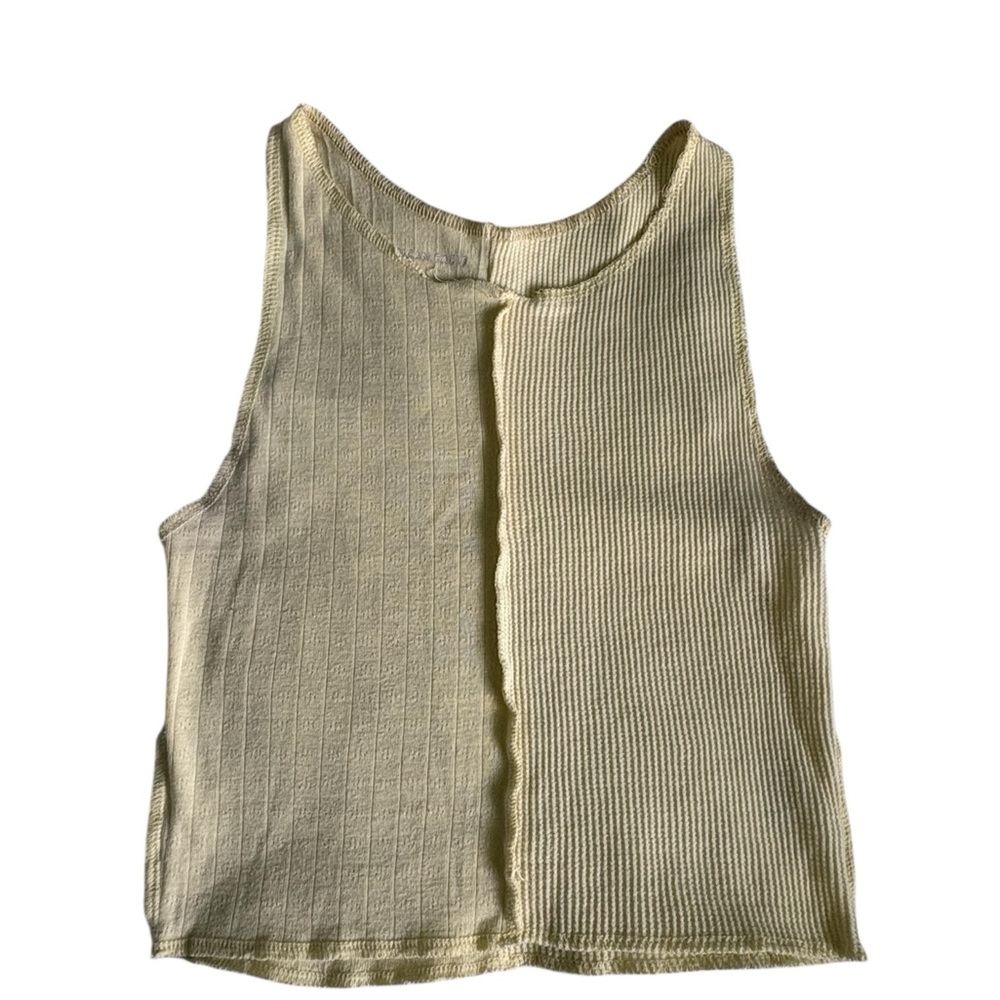 🌻 AE | Yellow High Neck Tank Top - Picture 5 of 9